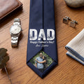 Dad The Man The Myth The Legend - Personalized Men Tie