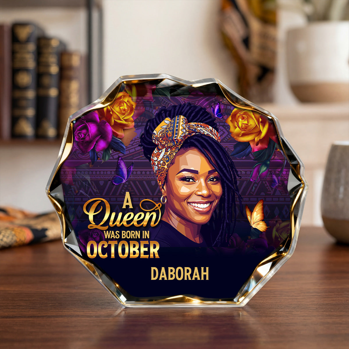 A Beautiful Queen - Personalized Custom Shaped Acrylic Plaque