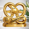Daddy's Team - Personalized Custom Shaped Acrylic Plaque