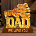 Dad The Man The Myth The Legend - Personalized Acrylic Plaque Night Light