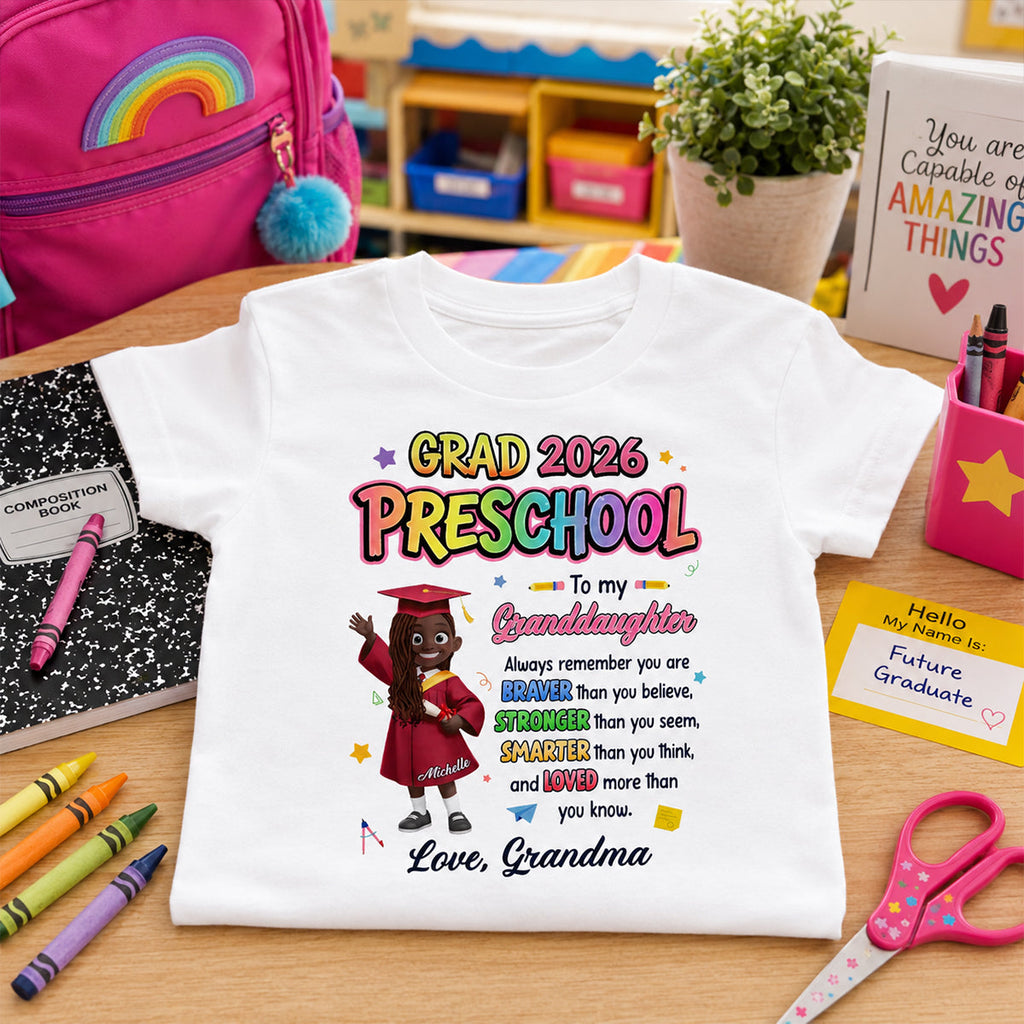 Preschool Kindergarten Graduation - Personalized Kid T-Shirt