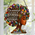 I've Survived Too Many Storms  - Personalized Acrylic Suncatcher