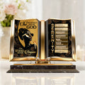 She Who Kneels Before God Can Stand Before Anyone - Personalized Custom Shaped Acrylic Plaque