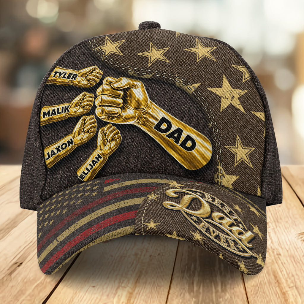 The Power Of Dad Comes From Love  - Personalized Classic Cap