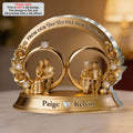 From Our First Kiss Till Our Last Breath - Personalized Custom Shaped Acrylic Plaque