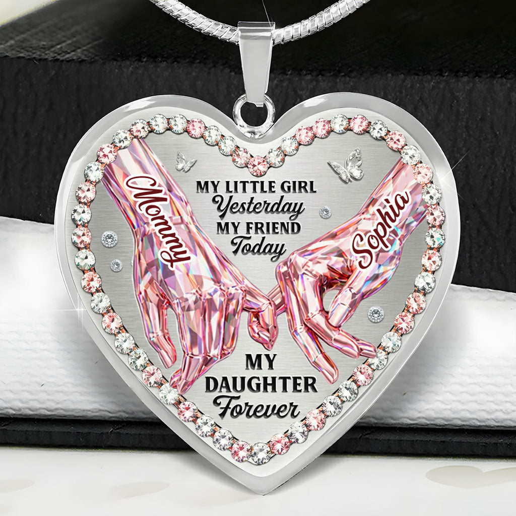My Daughter Forever - Personalized Heart Necklace