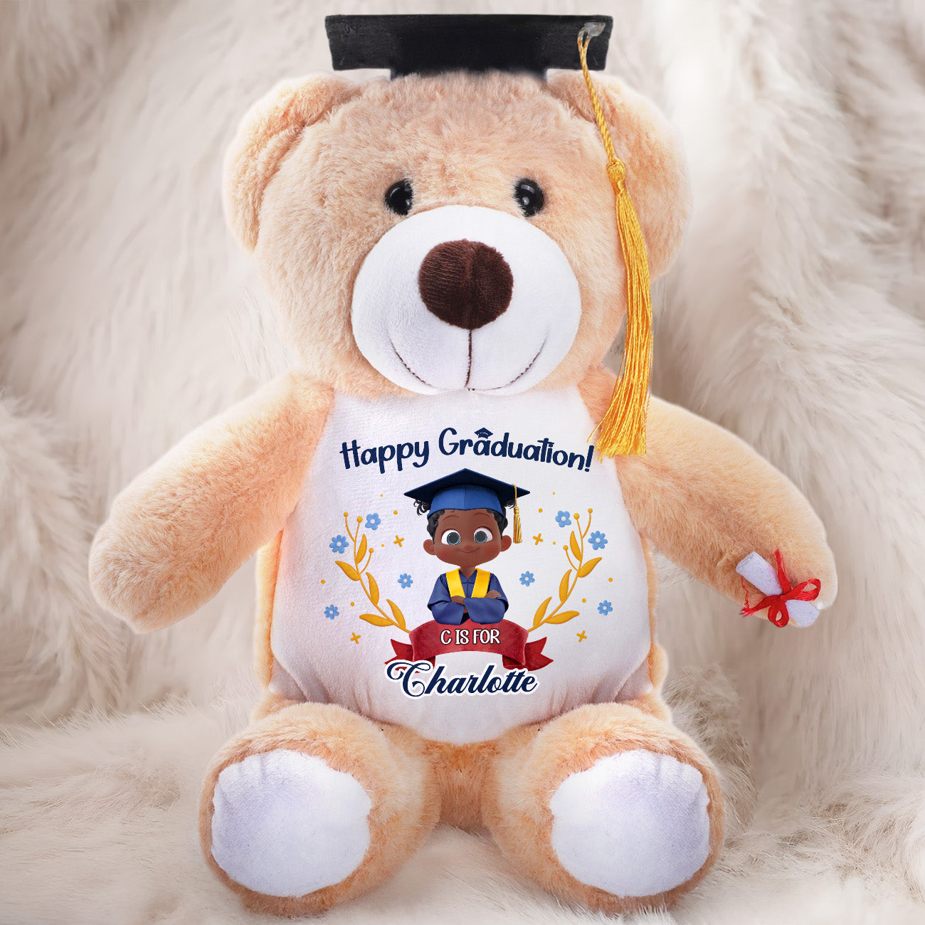 Happy Graduation - Personalized Graduation Teddy Bear
