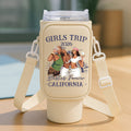 Custom Photo Poster Art Girls Trip Besties Forever - Personalized Tumbler Holder Bag