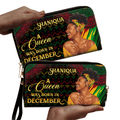 A Beautiful Black Queen - Personalized Clutch Purse