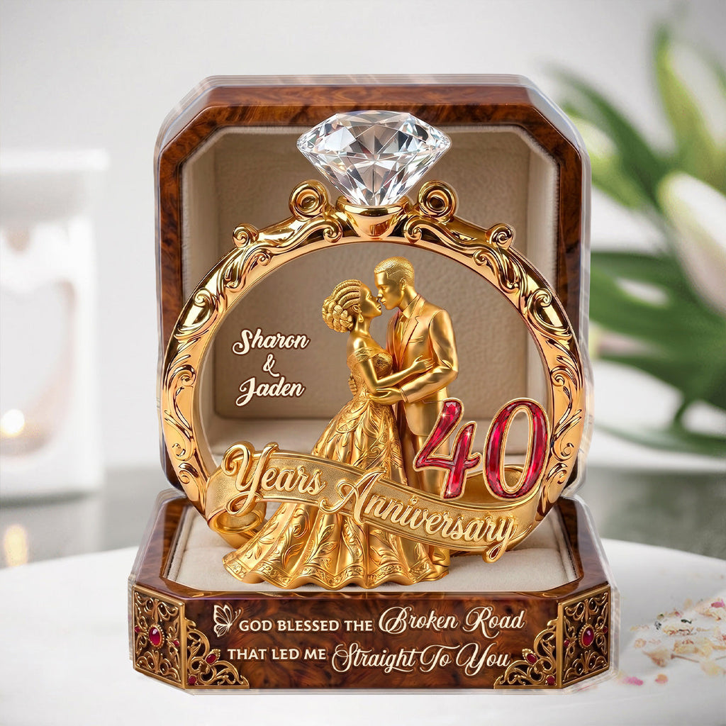 From Our First Kiss Till Our Last Breath - Personalized Custom Shaped Acrylic Plaque