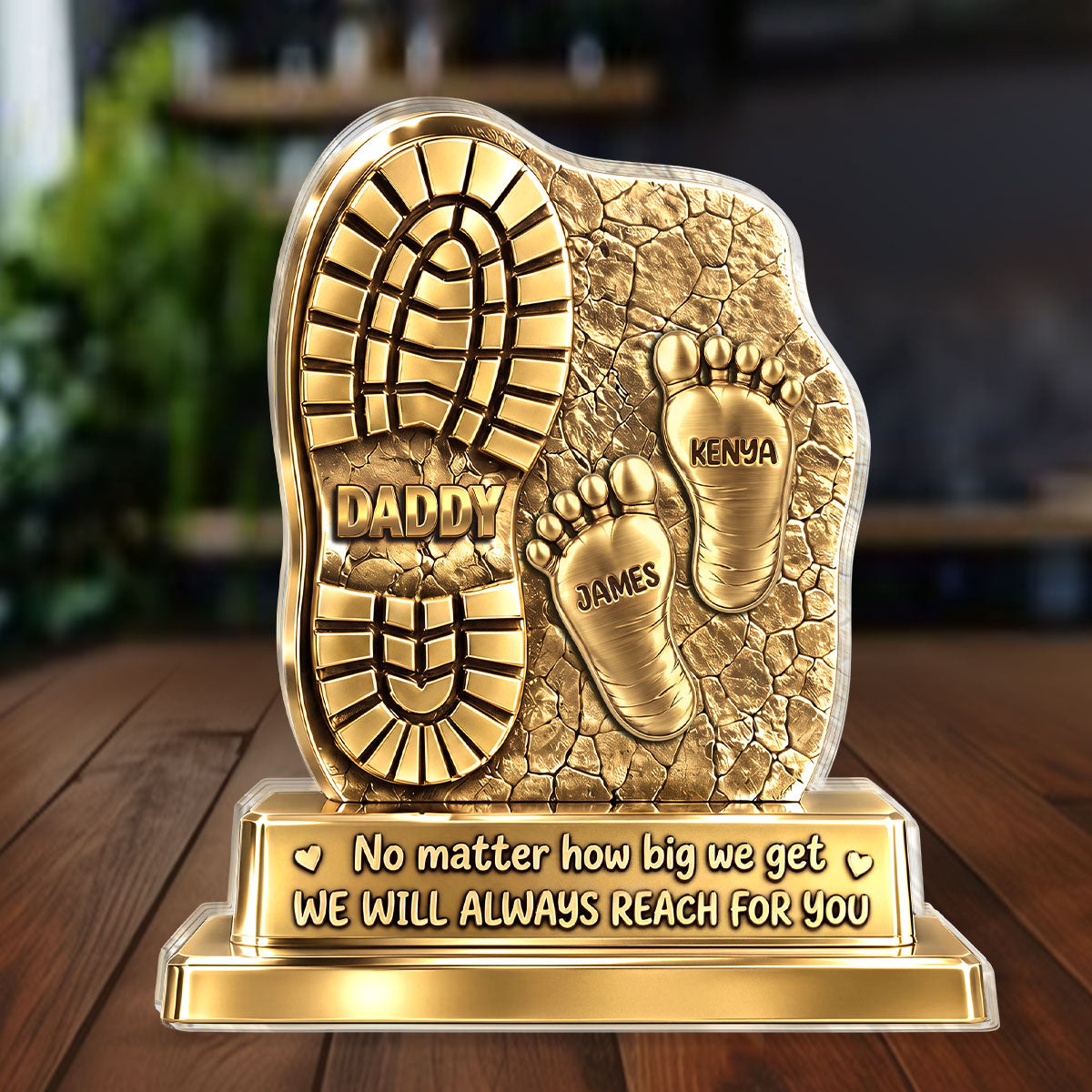 We Will Always Reach For You - Personalized Custom Shaped Acrylic Plaque