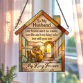 Our Home Ain't No Castle - Personalized Acrylic Suncatcher