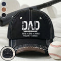 Dad The Man The Myth The Legend - Personalized Vintage Soft Baseball Cap