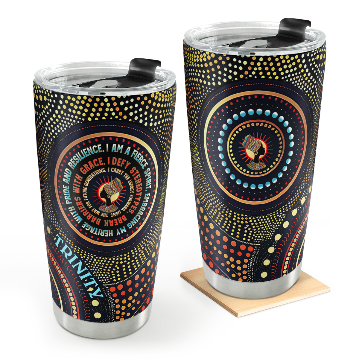 Mantra - Personalized Stainless Steel Tumbler