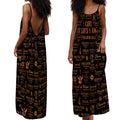 God Says I Am - Personalized Backless Cami Maxi Dress