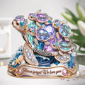 We Love You Grandma - Personalized Custom Shaped Acrylic Plaque