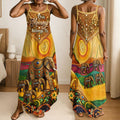 Elephant Mom And Grandma - Personalized Maxi Dress