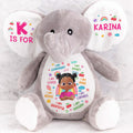 I Am Kind I Am Smart - Personalized Stuffed Elephant