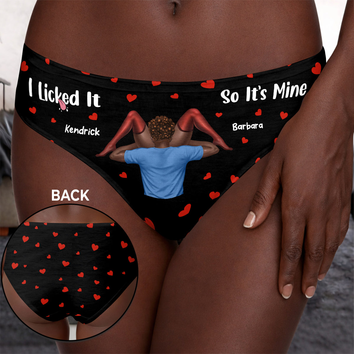 I Licked It So It's Mine - Personalized Women's Low-waisted Brief