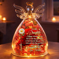 You Are Loved More Than You Know - Personalized Angel Dome With Preserved Flowers