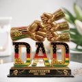 Dad The Man The Myth The Legend - Personalized Custom Shaped Acrylic Plaque