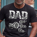 Dad The Man The Myth The Legend - Personalized 2D Unisex T-shirt