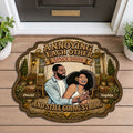 Annoying Each Other Forever  - Personalized Custom Shape Doormat