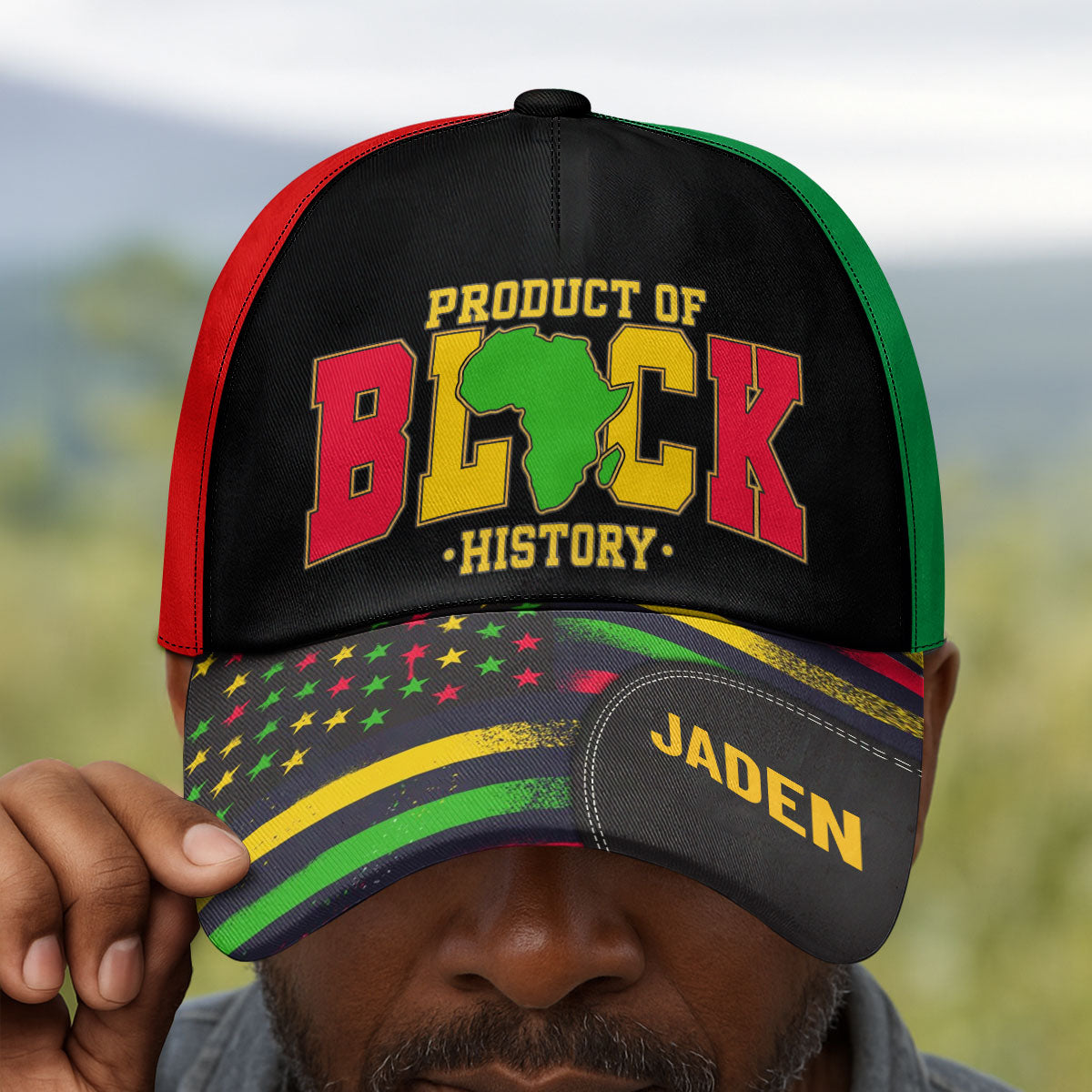 Product Of Black History - Personalized Classic Cap