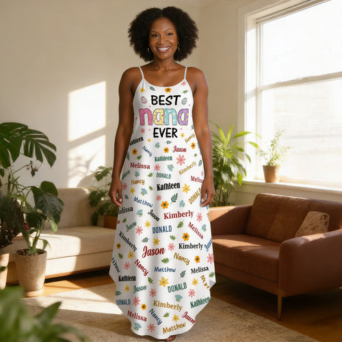 Best Nana Ever - Personalized Maxi Dress