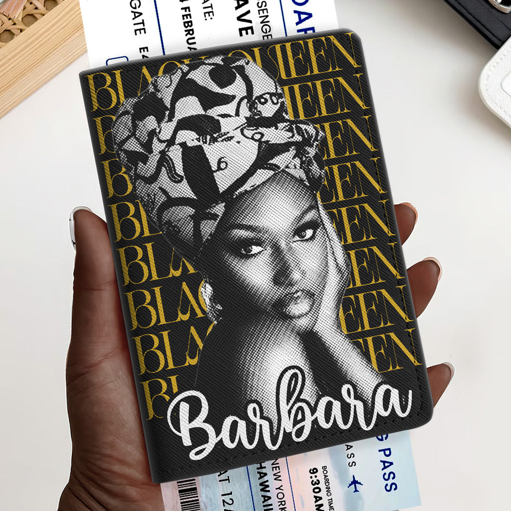 I Am A Black Queen - Personalized Passport Cover