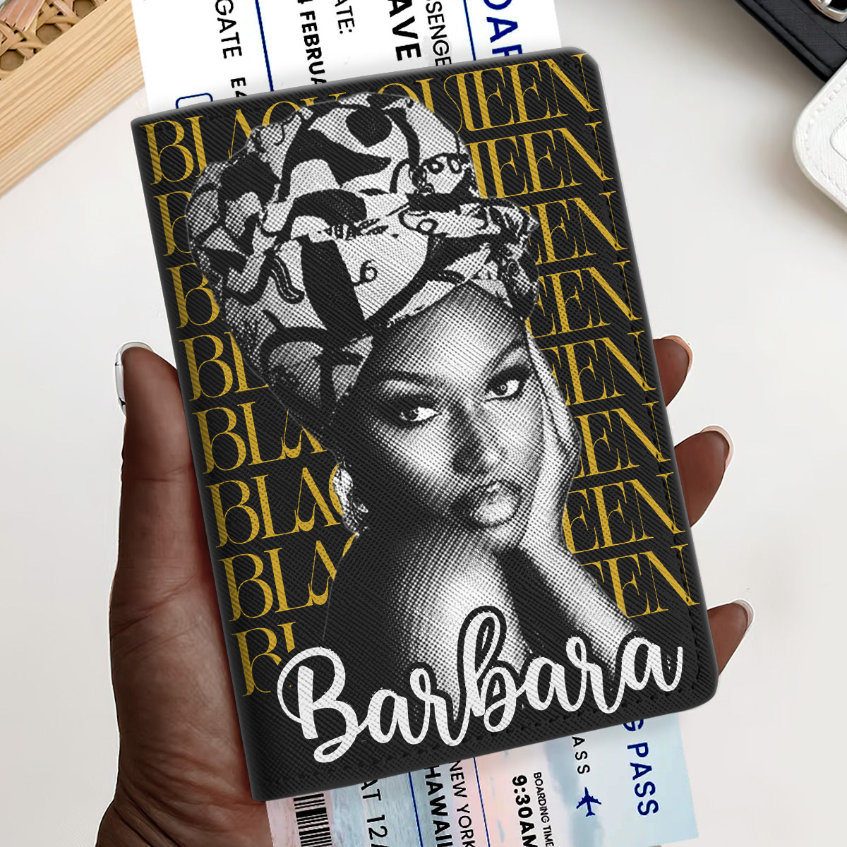 I Am A Black Queen - Personalized Passport Cover