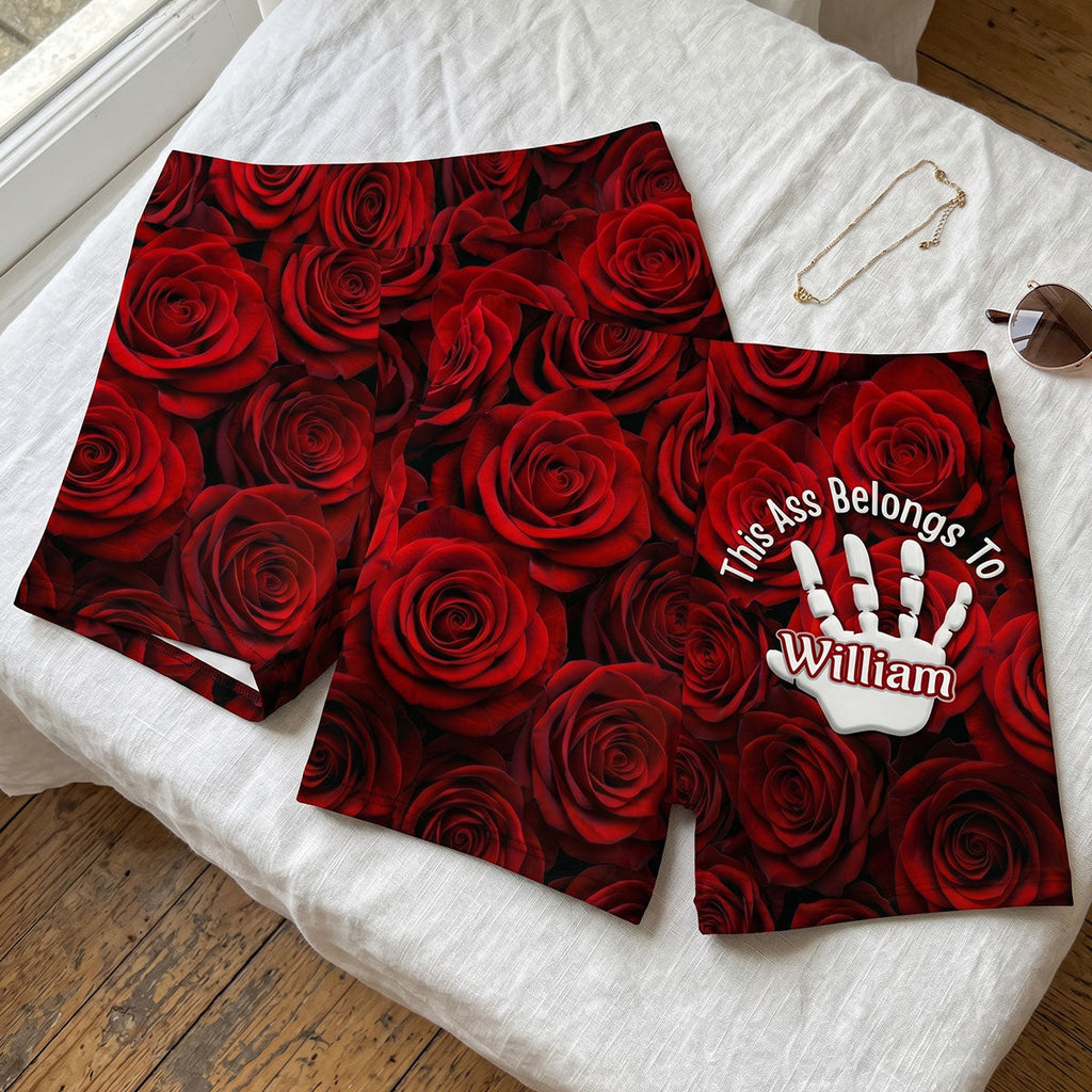 This Ass Belongs To - Personalized Short Leggings