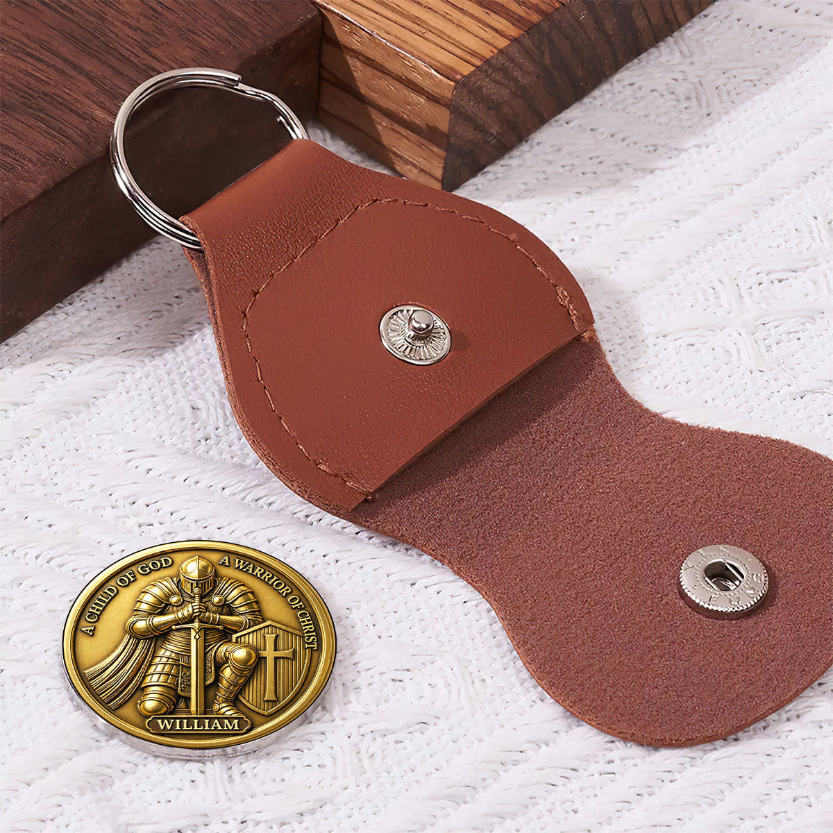 Put On The Full Armor Of God - Personalized Pocket Hug