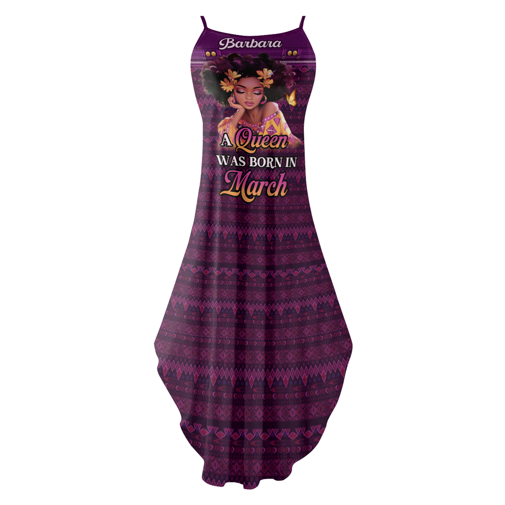 Black Queen - Personalized Maxi Dress
