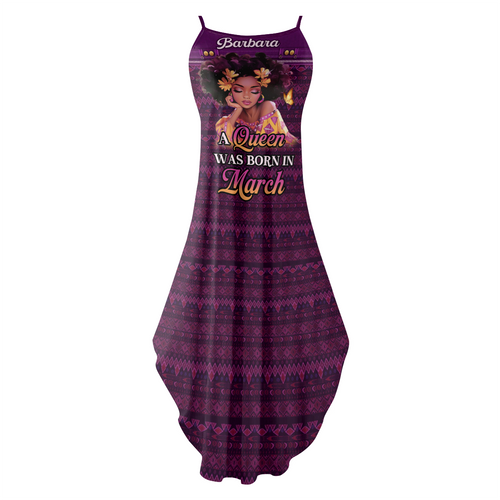 Black Queen - Personalized Maxi Dress