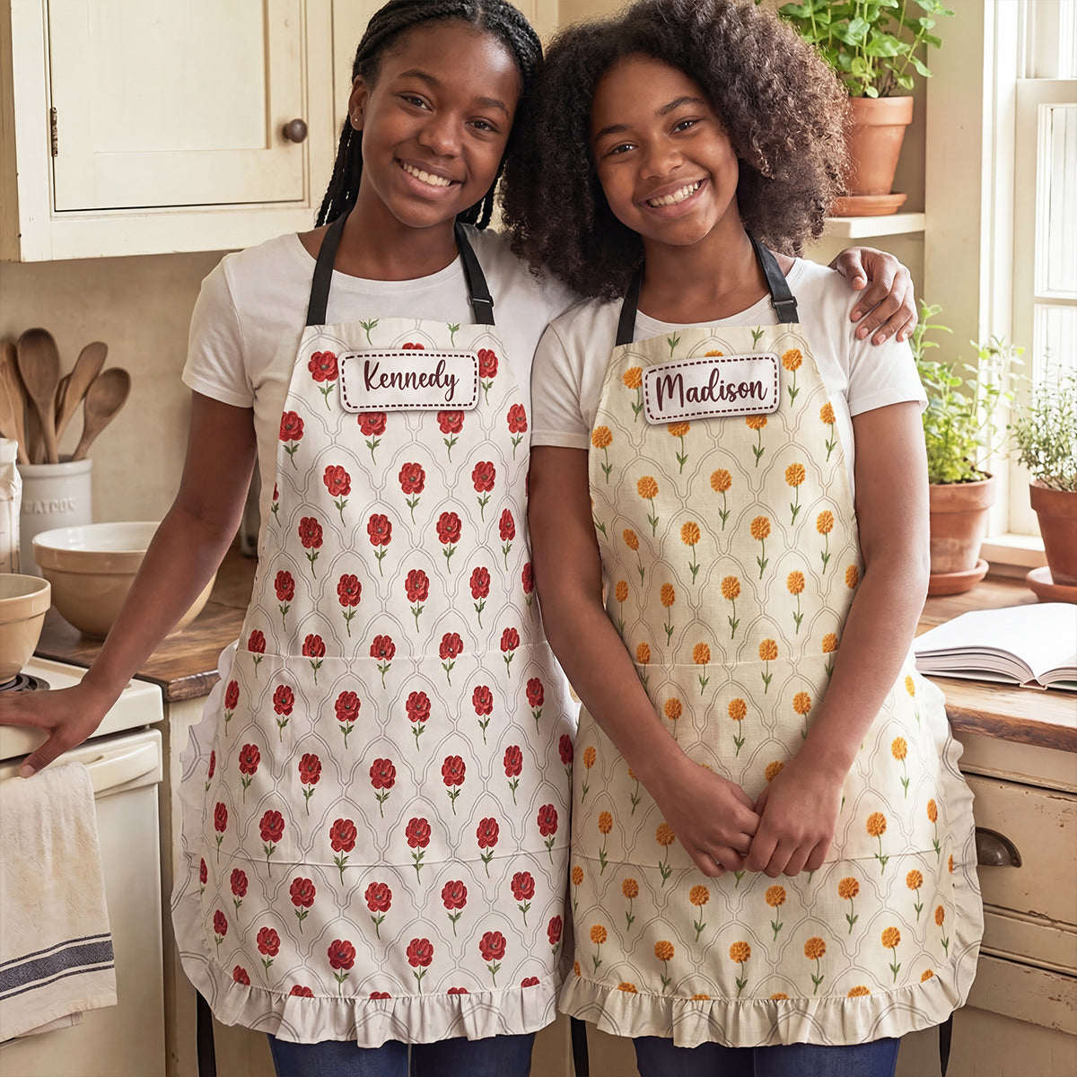 To My Daughter, Granddaughter - Personalized Ruffled Apron