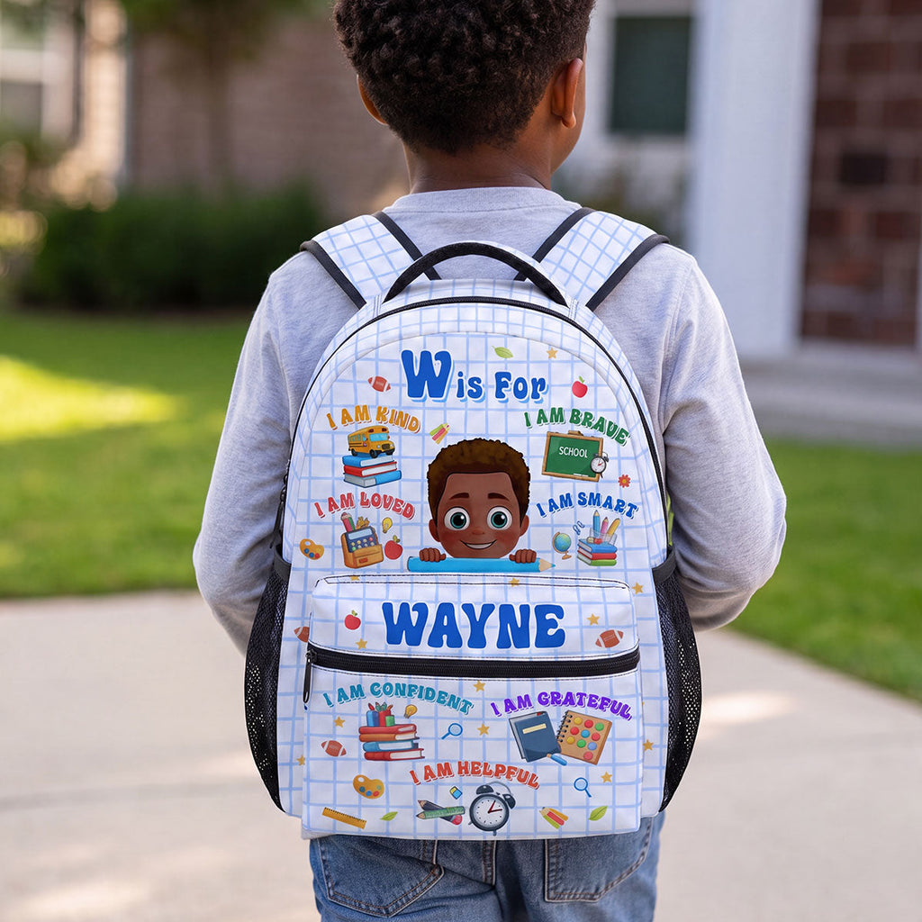 Back To School Affirmations - Personalized Backpack