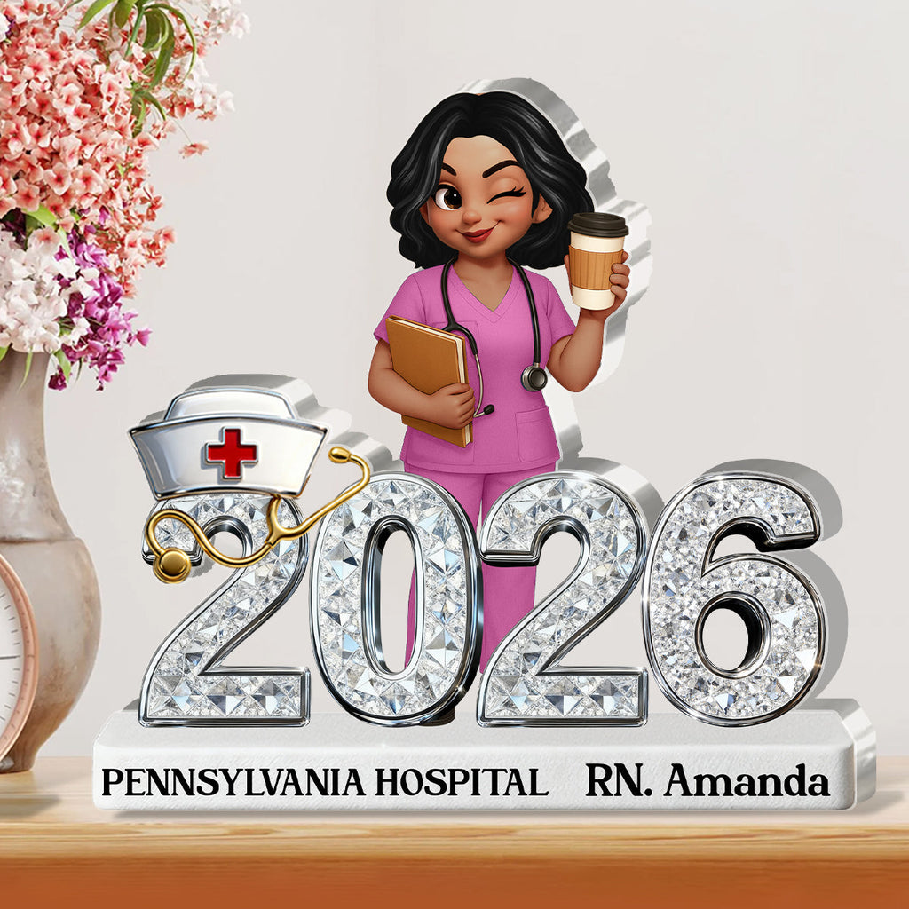 I'm A Nurse - Personalized Custom Shaped Acrylic Plaque