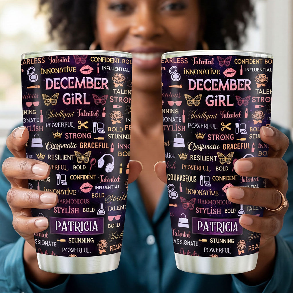 Month Girl - Personalized Stainless Steel Tumbler
