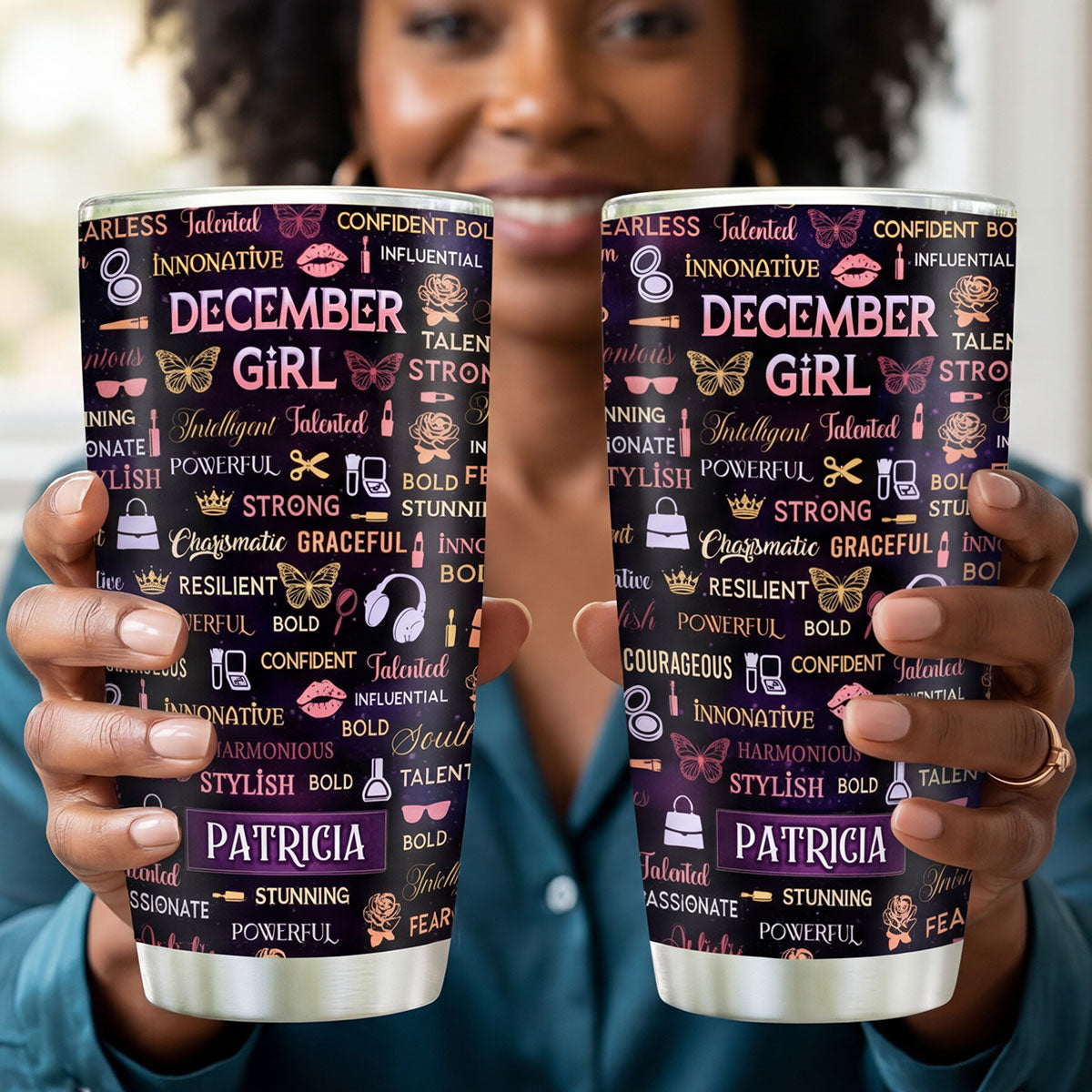 Month Girl - Personalized Stainless Steel Tumbler