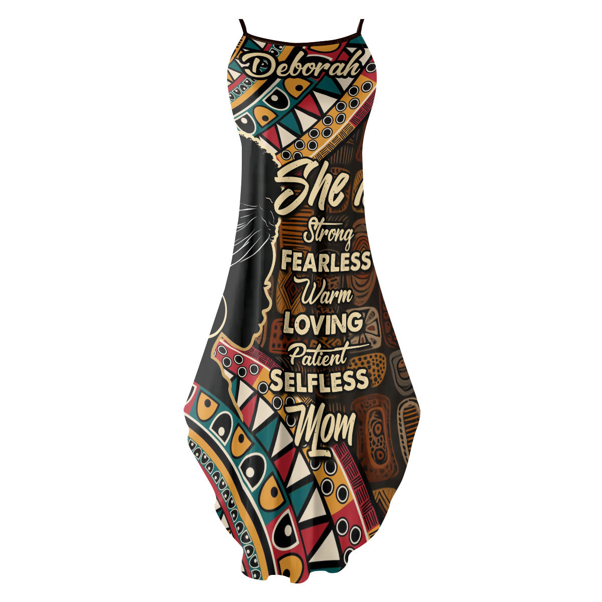 She Is Mom - Personalized Maxi Dress