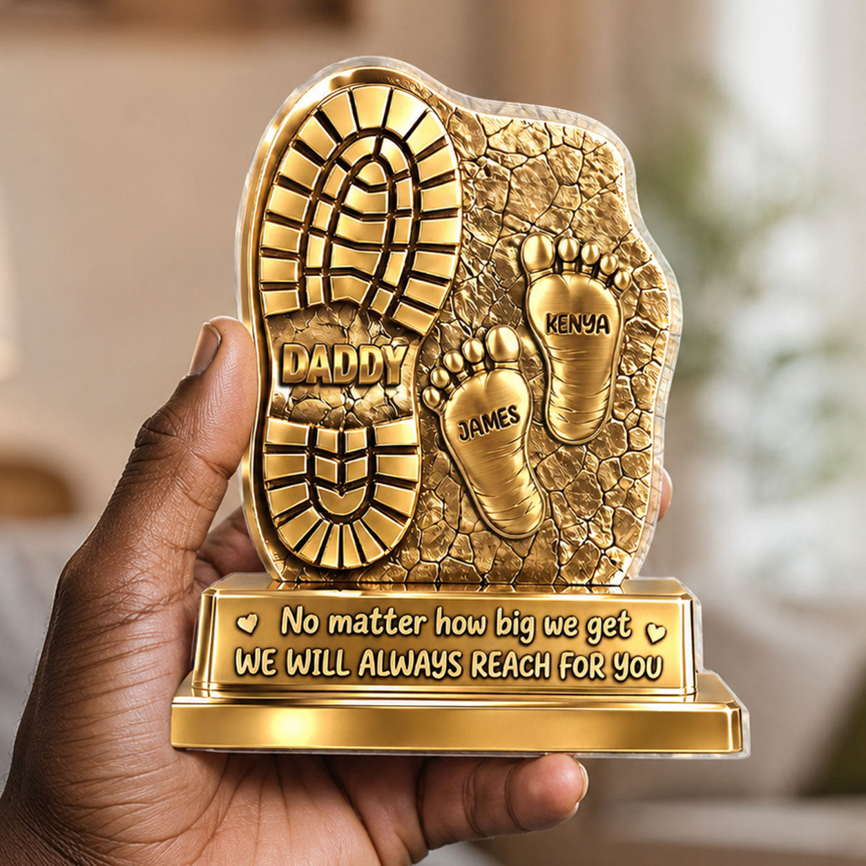 We Will Always Reach For You - Personalized Custom Shaped Acrylic Plaque