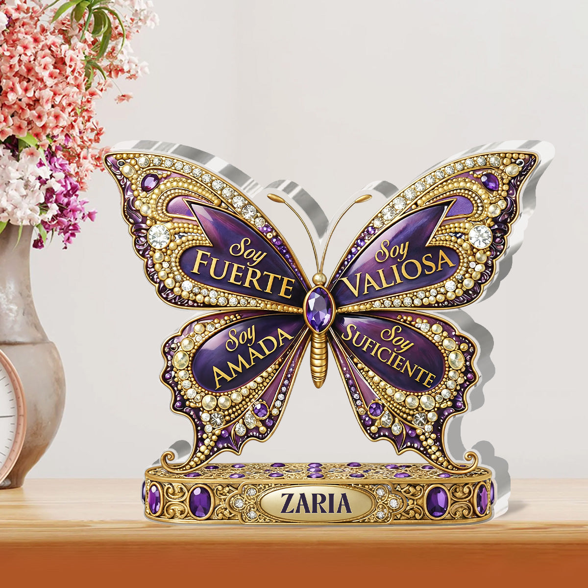 Soy Fuerte - Personalized Custom Shaped Acrylic Plaque