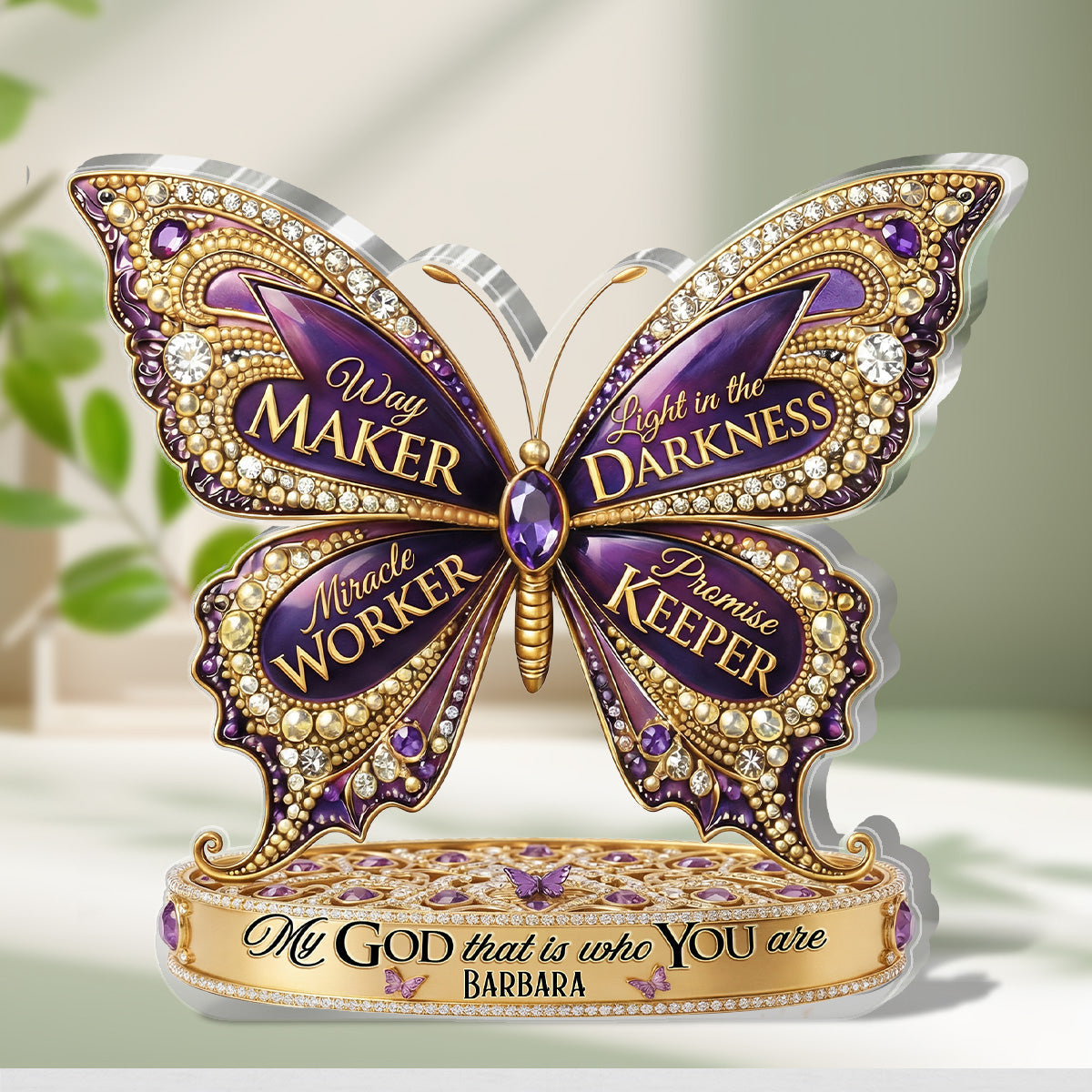 Way Maker - Personalized Custom Shaped Acrylic Plaque