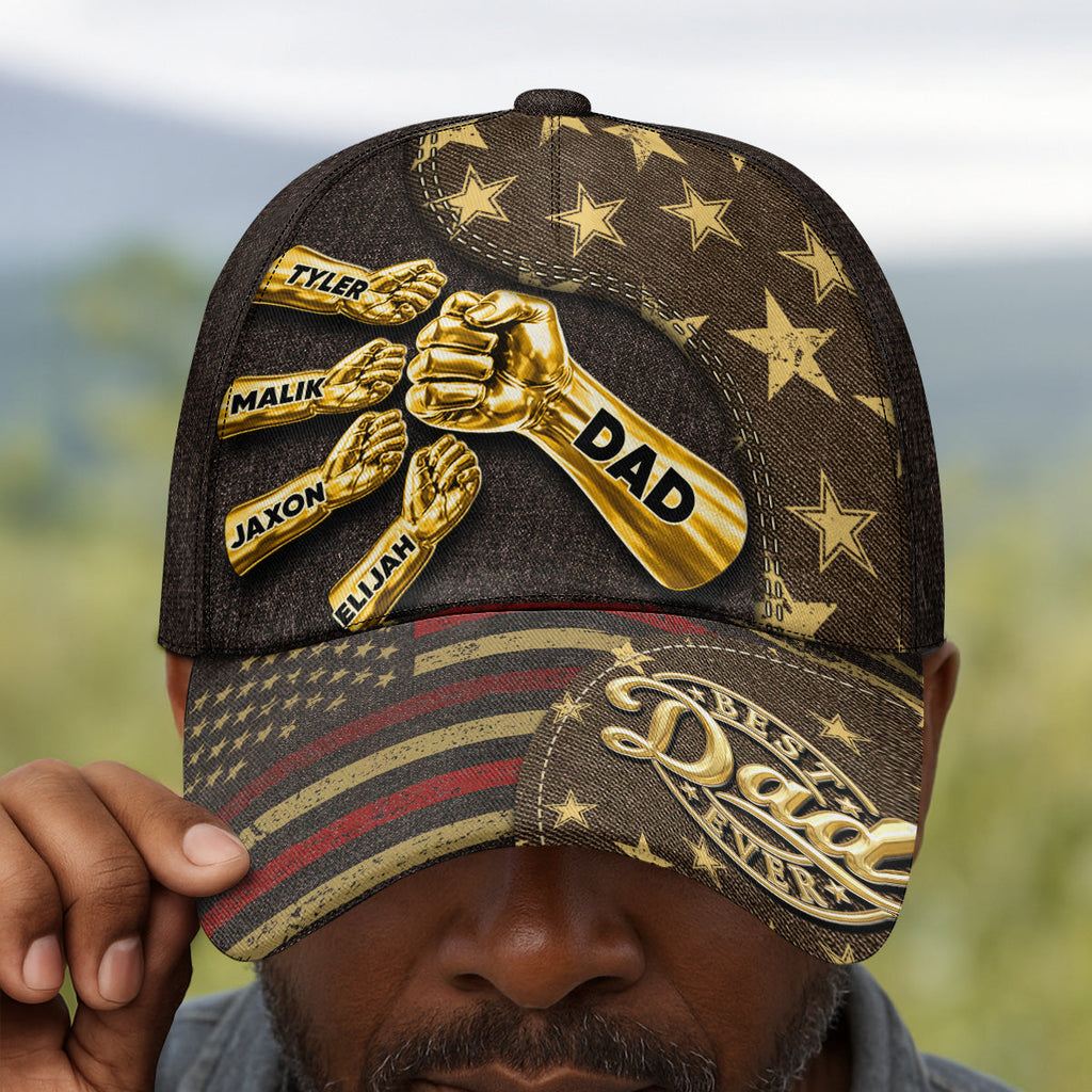 The Power Of Dad Comes From Love  - Personalized Classic Cap