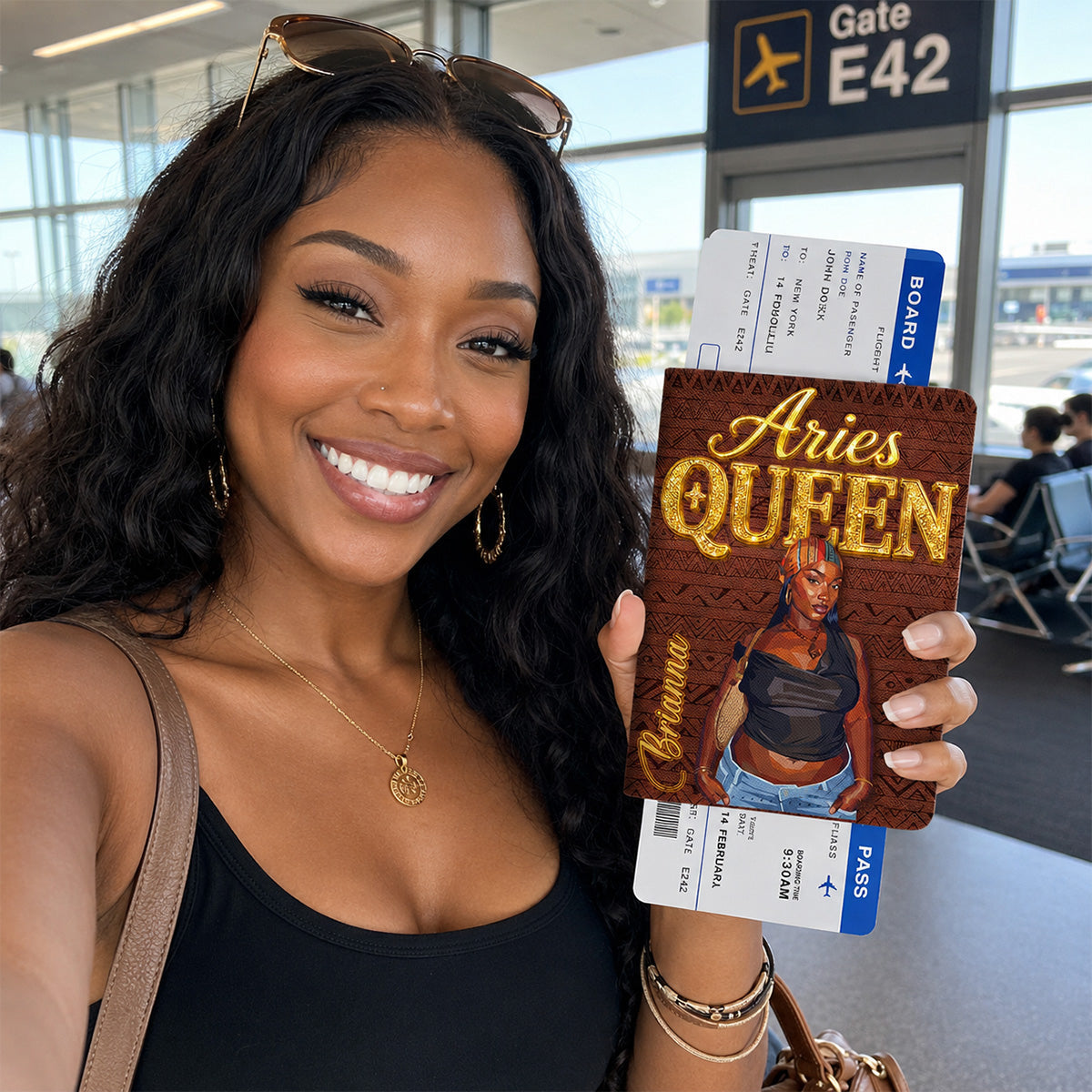Zodiac Queen - Personalized Passport Cover