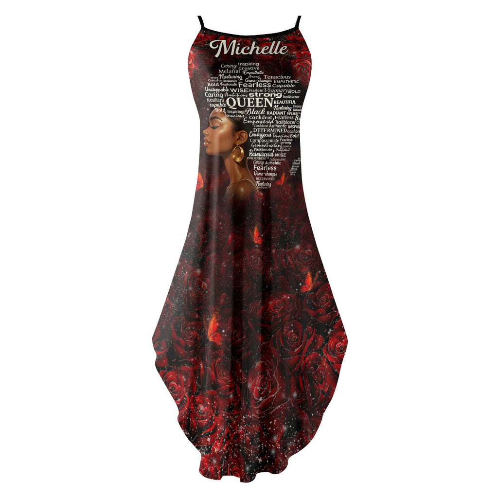 Afro Black Queen - Personalized Maxi Dress