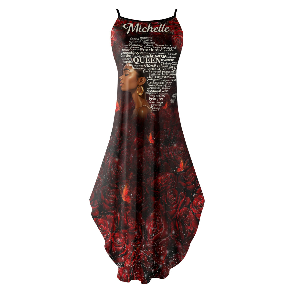 Afro Black Queen - Personalized Maxi Dress