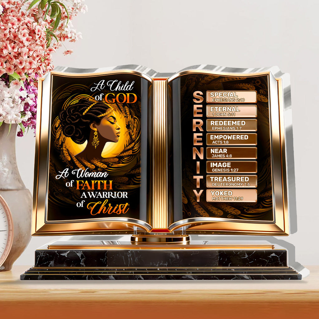 A Child Of God - Personalized Custom Shaped Acrylic Plaque