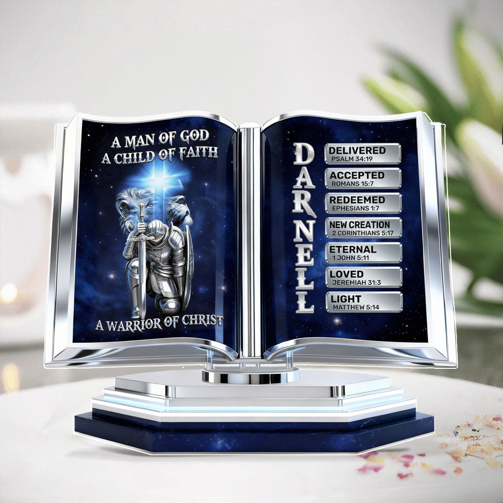 Man Of God - Personalized Custom Shaped Acrylic Plaque